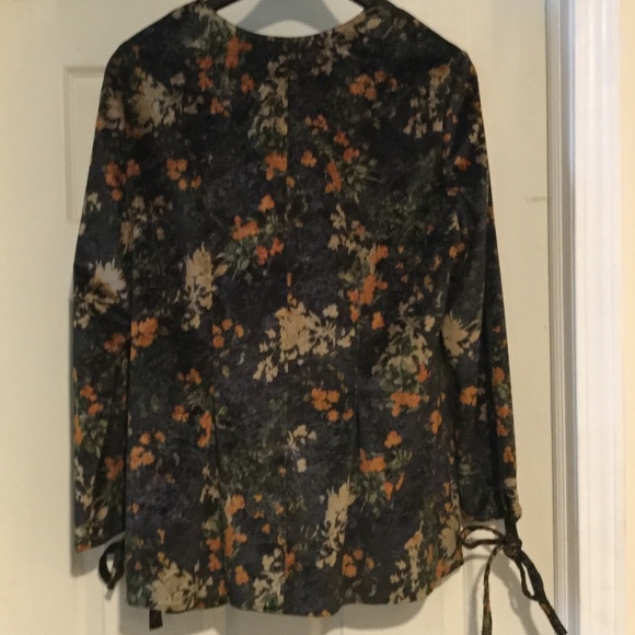 Floral Velvet Day Jacket size XL - Picture 2 of 7